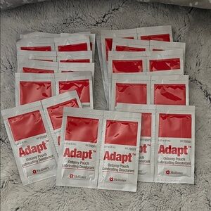 40 packs Hollister Adapt Ostomy Pouch Lubricating Deodorant